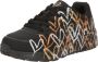 Skechers Uno Lite sneakers zwart Meisjes Imitatieleer All over print 29 - Thumbnail 7