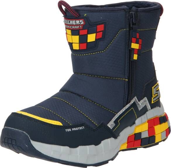Skechers Mega Craft Cuboforce 402198L-NVRD voor een jongen Marineblauw Sneeuw laarzen - Foto 5