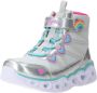 Skechers Sweetheart Lights Sweet Styling 302668L-SMLT voor meisje Zilver Laarzen Sneeuw laarzen - Thumbnail 1