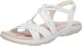 Skechers Sandaal Reggae Slim Sunnyside Stretch Fit 163185 WHT Wit Machine Washable - Thumbnail 4
