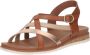 Skechers Desert Kiss Low Peak Rank Dames Sandalen Bruin - Thumbnail 3