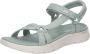 Skechers Sandalen GO WALK FLEX SANDAL-SUBLIME-X zomerschoen sandaal klittenbandschoen met goga mat voetbed - Thumbnail 4