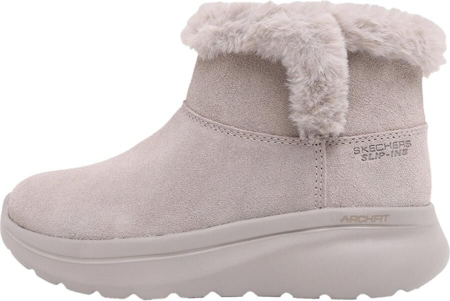 SKECHERS Boots 'GO WALK ARCH FIT N-JOY' lichtgrijs