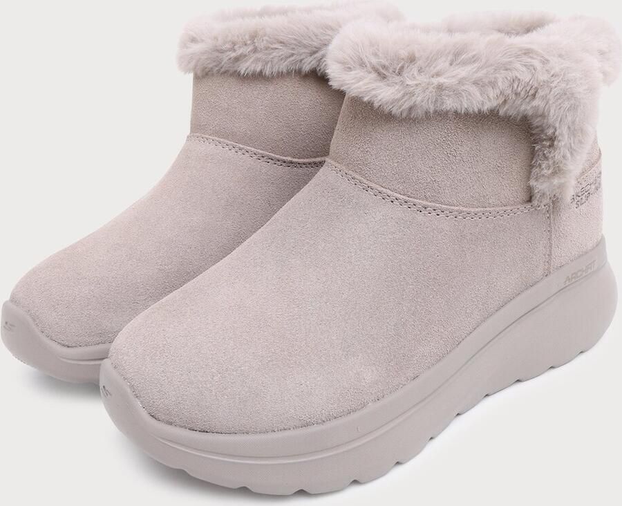 SKECHERS Boots 'GO WALK ARCH FIT N-JOY' lichtgrijs - Foto 3