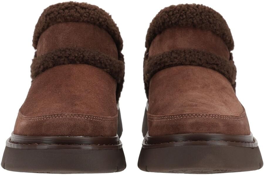 Skechers dames leren enkellaarzen bruin Keepsakes Lite Winter Snug 114895 Choc - Foto 3