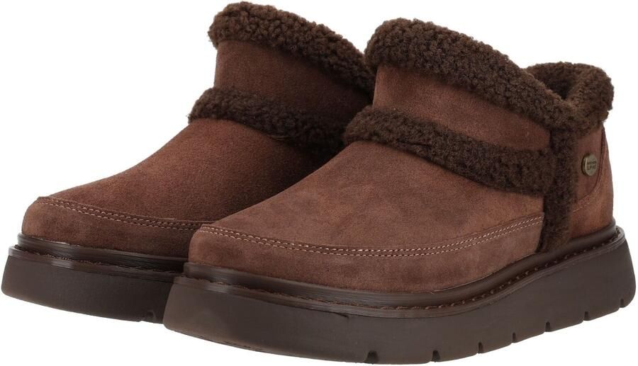Skechers dames leren enkellaarzen bruin Keepsakes Lite Winter Snug 114895 Choc - Foto 8