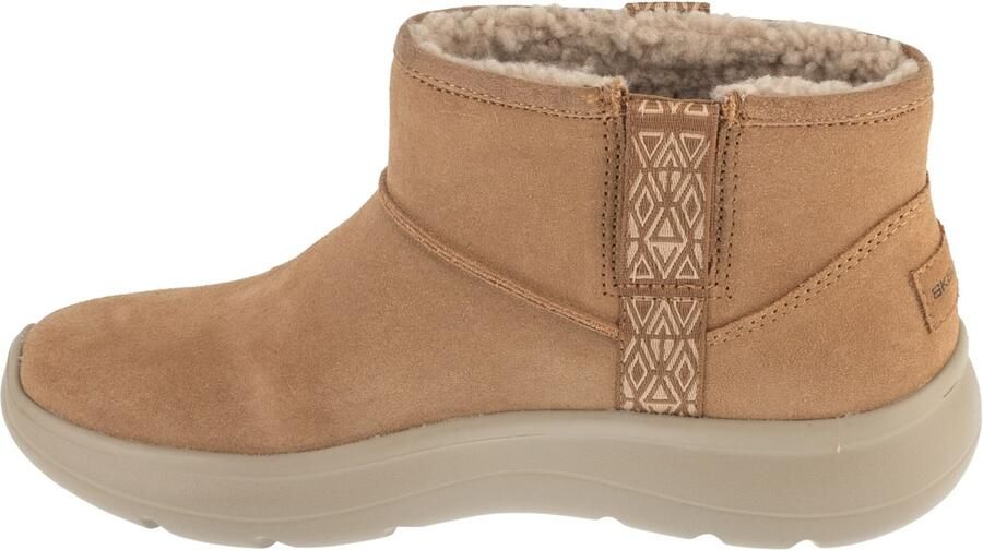 Skechers On The Go Encore suede dames laarsjes Bruin Echt leer Uitneembare zool - Foto 2