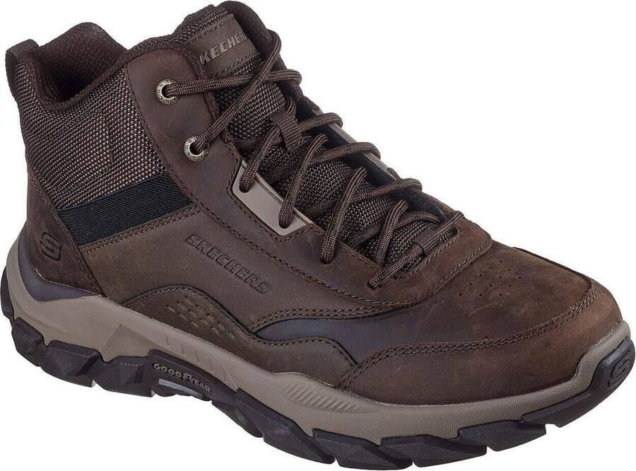 Skechers Santoro Hopkins Veterschoenen Hoog Donkerbruin - Foto 3