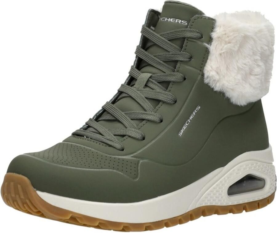 Skechers Uno Rugged Fall Air Dames Laarzen Olijfgroen - Foto 11