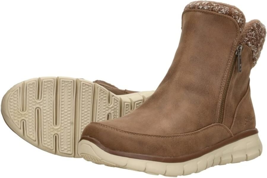 Skechers Lovely Collab Vegan Gebreide Enkellaars Brown Dames - Foto 15