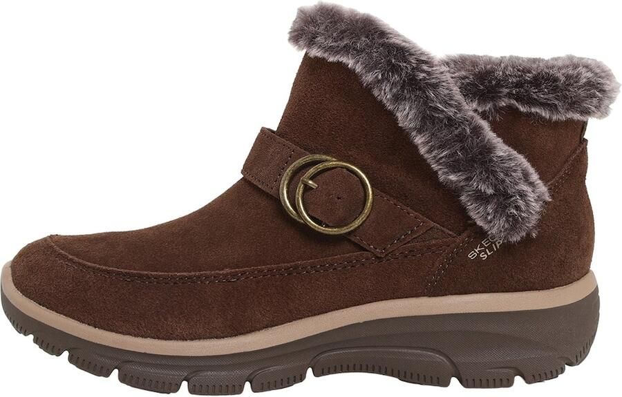 Skechers EASY GOING GENTLE WINTER Dames Instappers Chocolate - Foto 13
