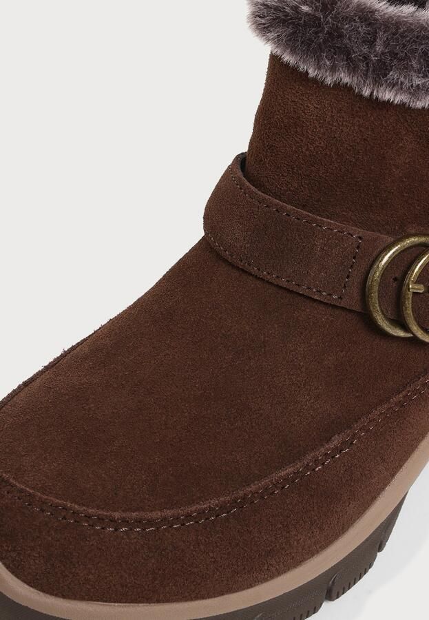 Skechers EASY GOING GENTLE WINTER Dames Instappers Chocolate - Foto 8