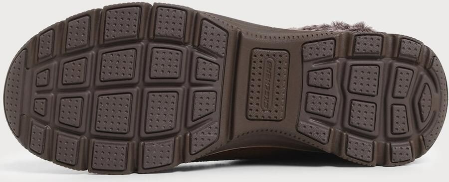 Skechers EASY GOING GENTLE WINTER Dames Instappers Chocolate - Foto 6