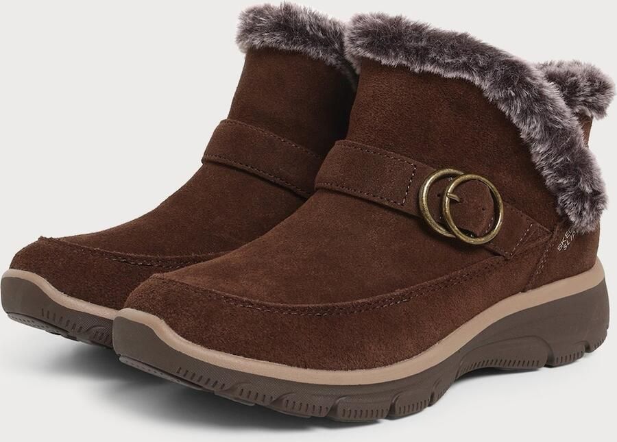 Skechers EASY GOING GENTLE WINTER Dames Instappers Chocolate - Foto 2