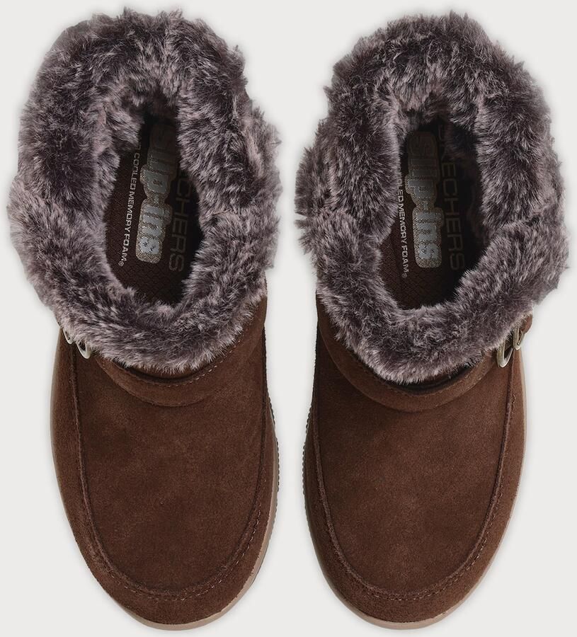 Skechers EASY GOING GENTLE WINTER Dames Instappers Chocolate - Foto 5