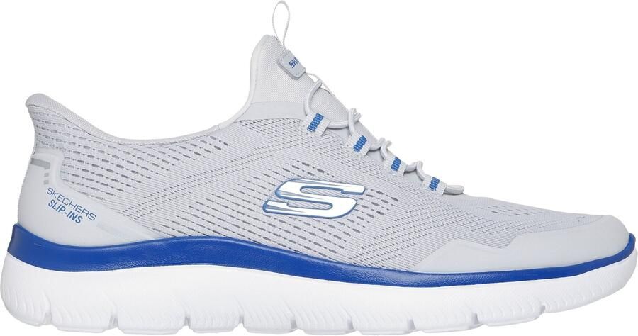 SKECHERS Huisschoen 'Summits-Top Rate' blauw lichtgrijs zilver