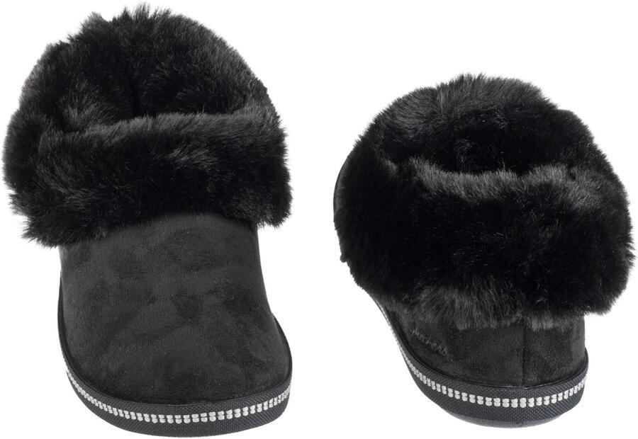 Skechers Cozy Campfire Winter Nights Pantoffels Dames Zwart - Foto 3