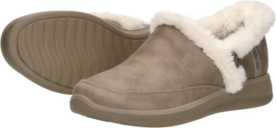 Skechers Hands Free Slip-Ins Cozy Escape dames pantoffel Taupe - Foto 2
