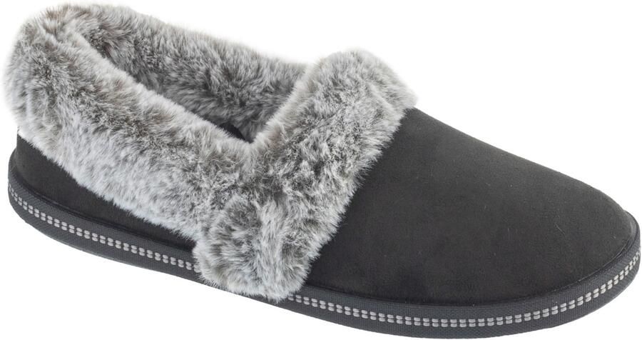 Skechers 32777 blk damespantoffel cozy campfire Zwart Dames