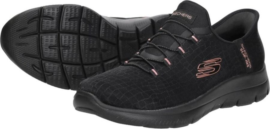 Skechers Slip-on sneakers SUMMITS-CLASSY NIGHT Slippers vrijetijdsschoen met comfortabele hielkussenfunctie - Foto 15