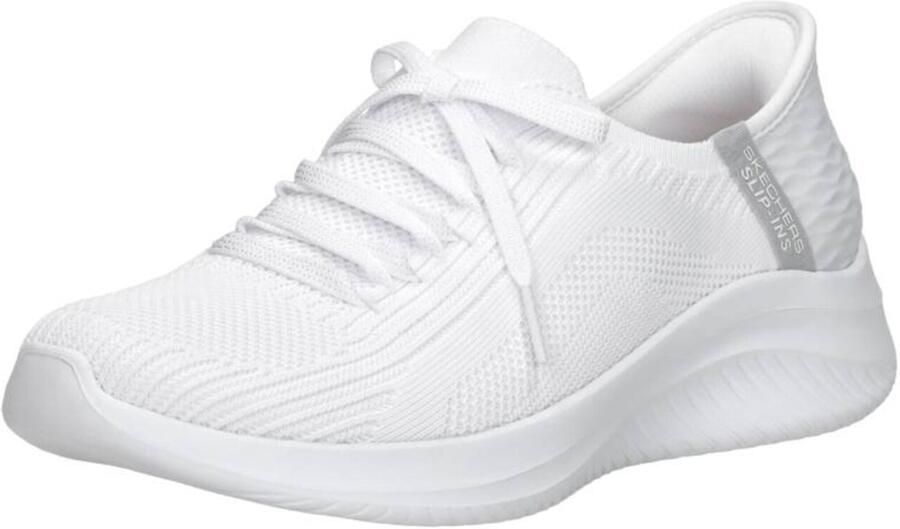 SKECHERS Instappers 'Sportlicher Slipper Damen 149710 WHT Textil in weiß' wit - Foto 2
