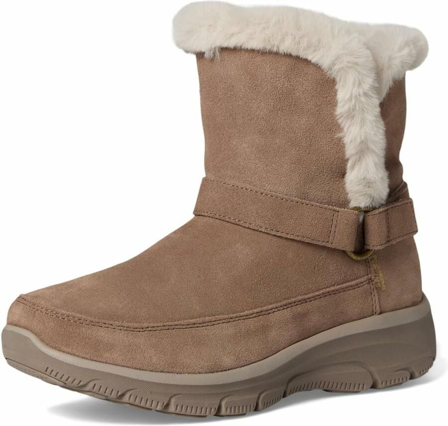 Skechers Leren instappers Relaxed Fit Easy Going Dreamers Luxe Vibes bruine leren - Foto 2