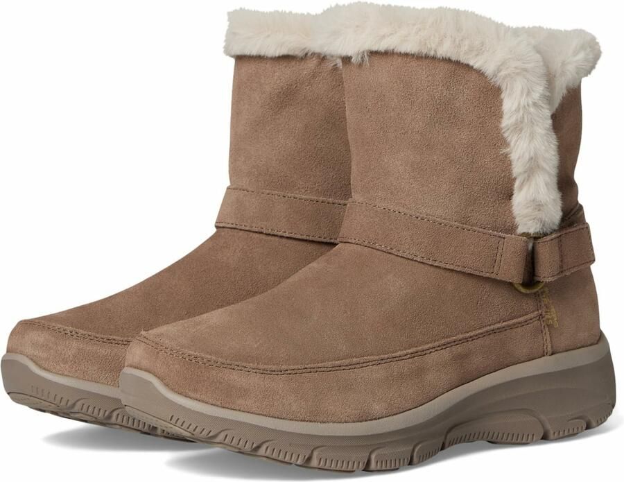 Skechers Leren instappers Relaxed Fit Easy Going Dreamers Luxe Vibes bruine leren - Foto 8
