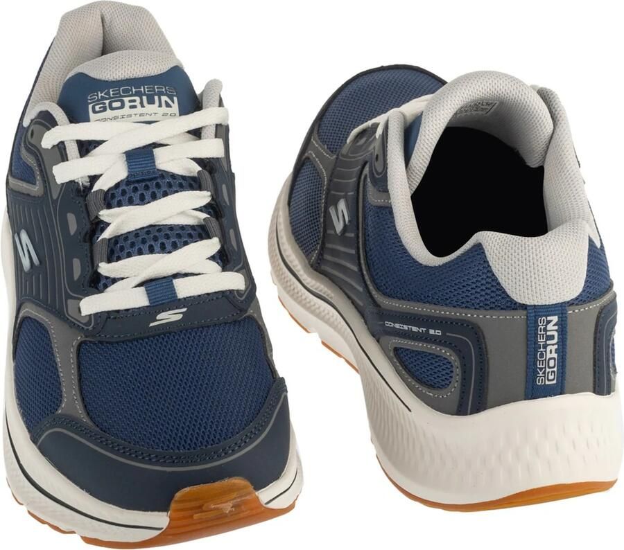 Skechers Go Run Consistent 2.0 Mannen Marineblauw Hardloopschoenen - Foto 4