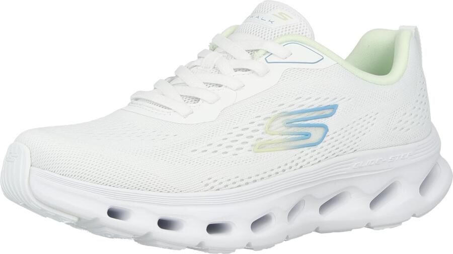 SKECHERS Loopschoen 'GO WALK GLIDE-STEP 2.0 KRIS' blauw lichtgroen wit - Foto 2