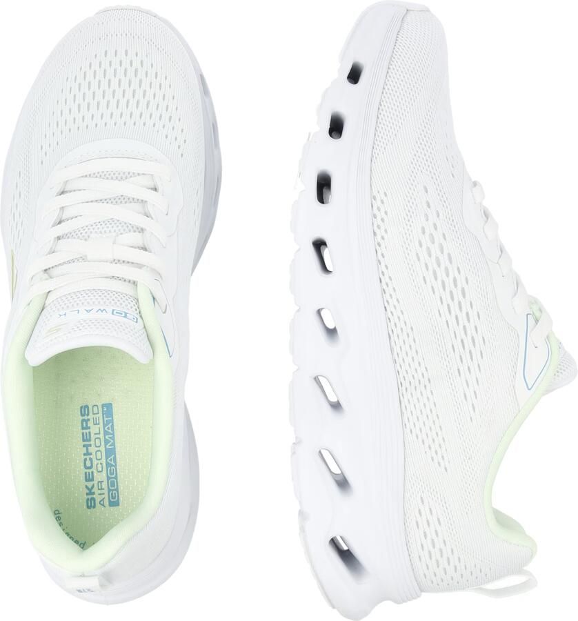 SKECHERS Loopschoen 'GO WALK GLIDE-STEP 2.0 KRIS' blauw lichtgroen wit - Foto 3