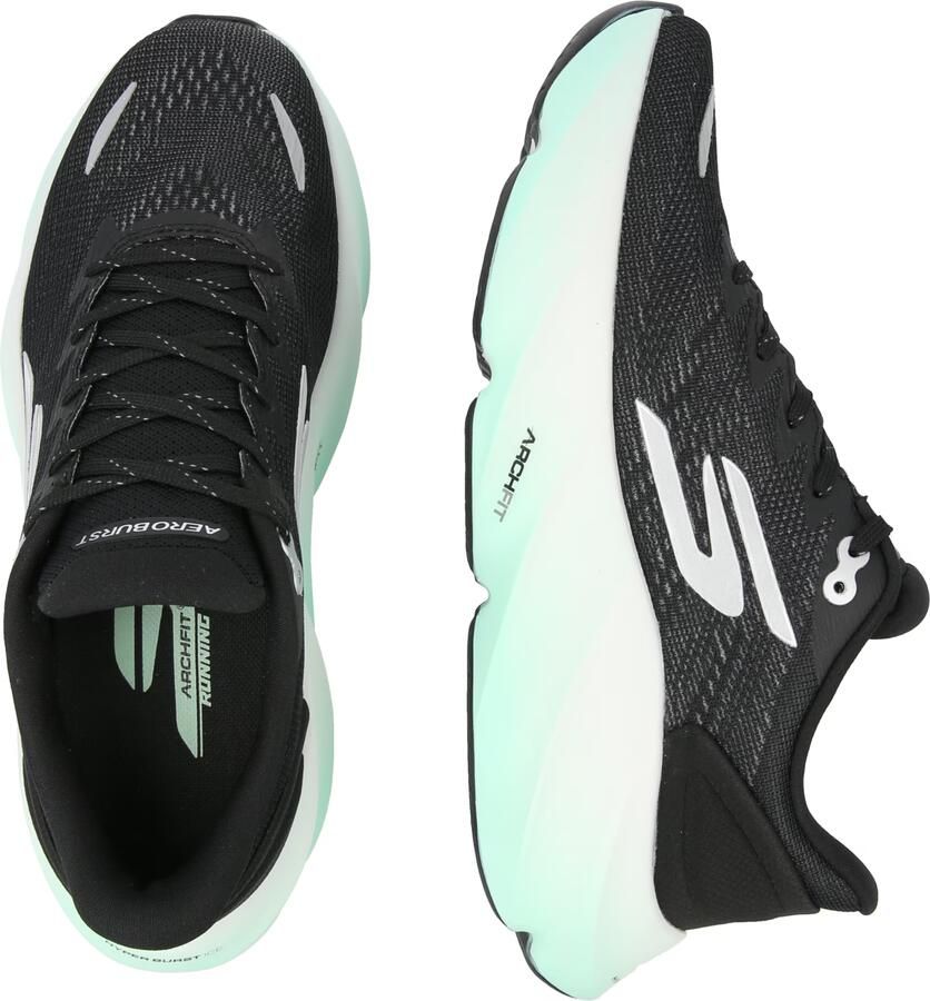SKECHERS Loopschoen 'SKX AERO BURST' zwart wit - Foto 3