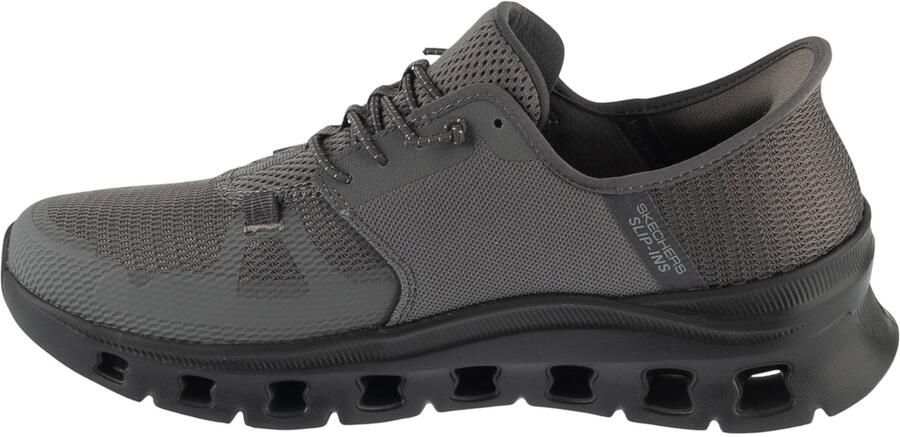 Skechers Heren Glide Step Pro Slip Ins Sneakers Charcoal Black - Foto 7