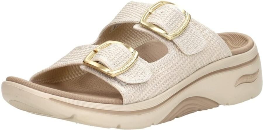 Skechers GO WALK ARCH FIT 2.0 SANDAL-C Dames Slippers Naturel - Foto 11