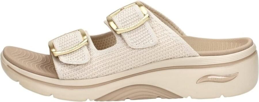 Skechers GO WALK ARCH FIT 2.0 SANDAL-C Dames Slippers Naturel - Foto 13