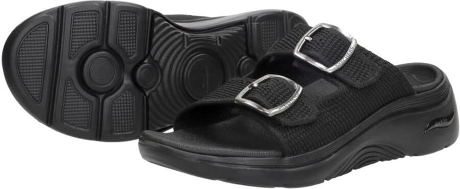 Skechers Sleehakmuiltjes GO WALK ARCH FIT 2.0 SANDAL-DESTINED sandaal pool slides zomerschoen met goga mat voetbed - Foto 4