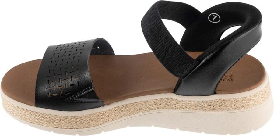 Skechers Slip-Ins: Bobs Sun Ray Vrouwen Zwart Sandalen - Foto 4