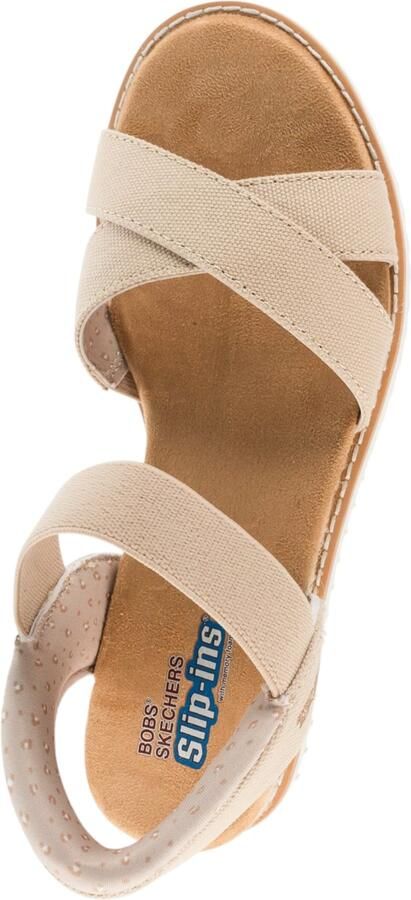 Skechers Slip-Ins Bobs Desert Kiss Golden Lily Damessandaal Beige - Foto 2