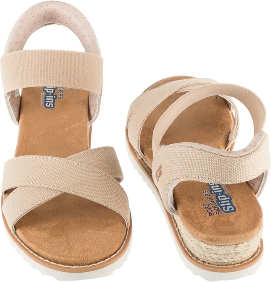 Skechers Slip-Ins Bobs Desert Kiss Golden Lily Damessandaal Beige - Foto 5