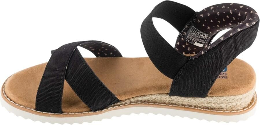 Skechers Slip-Ins Bobs Desert Kiss Golden Lily Damessandaal Zwart - Foto 6