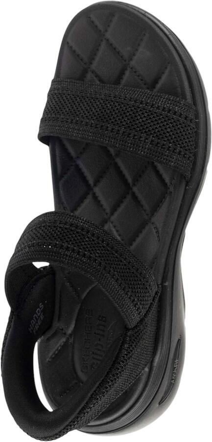 Skechers Slip-Ins: Go walk Arch Fit 2.0 Sandalen Plat zwart - Foto 5