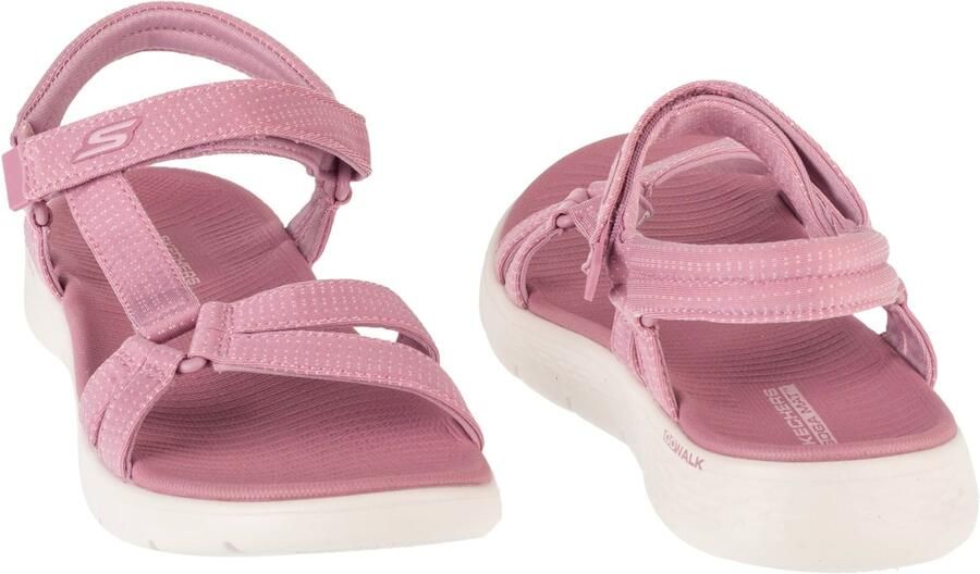 Skechers Sandalen GO WALK FLEX SANDAL-SUBLIME-X zomerschoen sandaal klittenbandschoen met goga mat voetbed - Foto 4