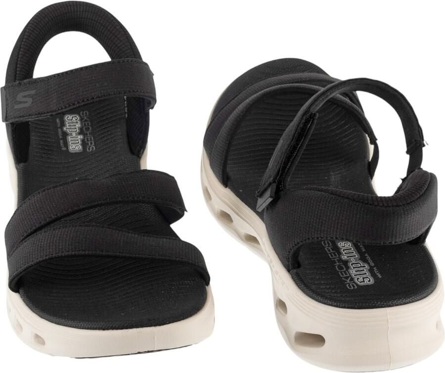 Skechers Sandaal Go Walk Glide-Step 2.0 Sandal Ella 141269 BKW Black White - Foto 5
