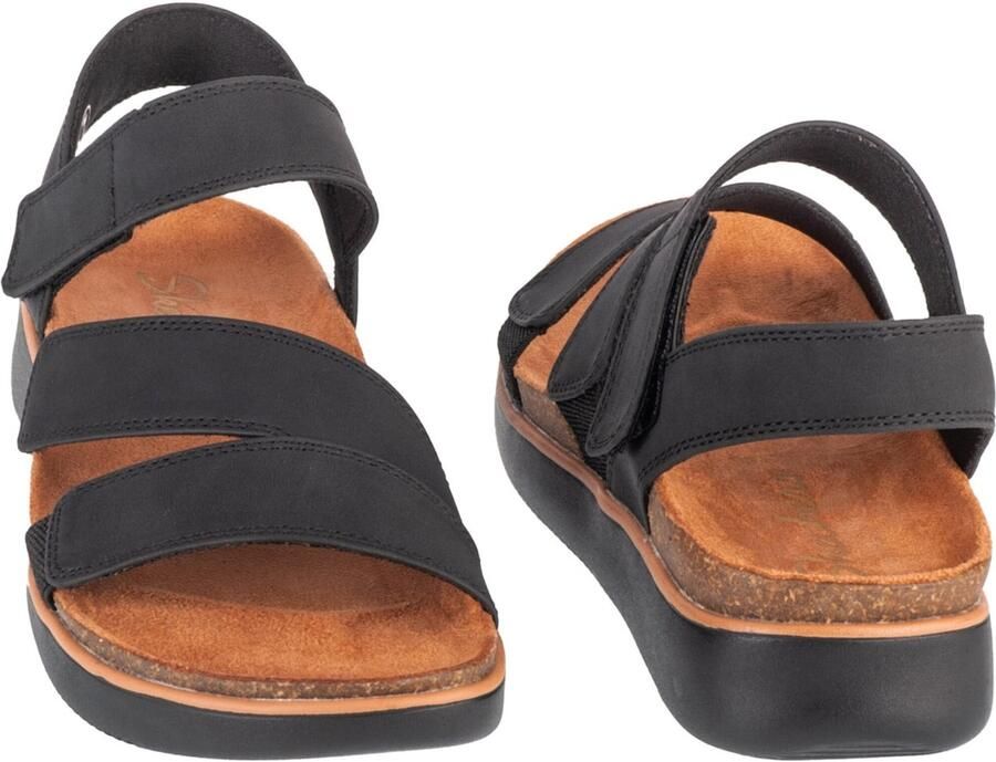 Skechers Lifted Comfort 163252-BLK Vrouwen Zwart Sandalen - Foto 3