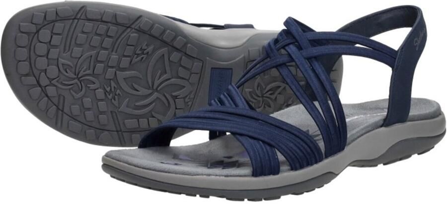 Skechers Sandaal Reggae Slim Sunnyside Stretch Fit 163185 NVY Blauw Machine Washable - Foto 6