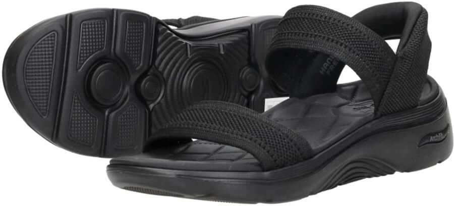 Skechers Slip-Ins: Go walk Arch Fit 2.0 Sandalen Plat zwart - Foto 10
