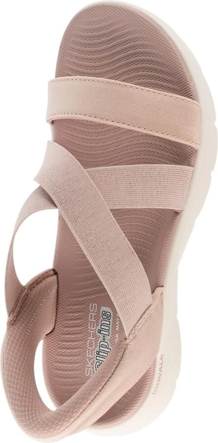 Skechers Slip-Ins Go Walk Flex Sandaal Glimmer Up Damessandaal Roze - Foto 5