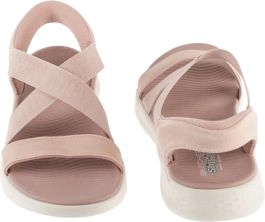 Skechers Slip-Ins Go Walk Flex Sandaal Glimmer Up Damessandaal Roze - Foto 4
