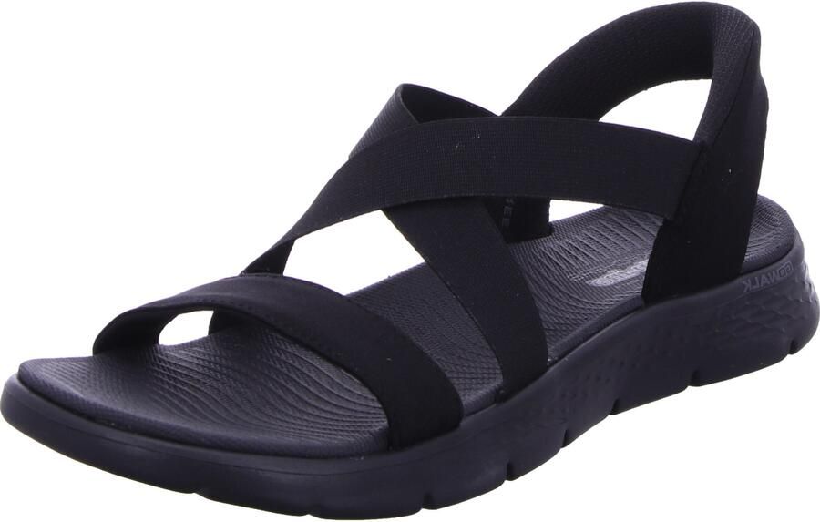 Skechers Slip-Ins Go Walk Flex Sandaal Glimmer Up Damessandaal Zwart - Foto 3