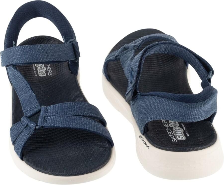 Skechers Sandalen GO WALK FLEX SANDAL-ILLUMINATE sandalette trekking sandaal met gogo mat voetbed - Foto 12