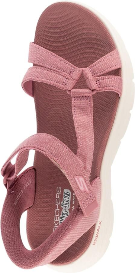 Skechers Sandalen GO WALK FLEX SANDAL-ILLUMINATE sandalette trekking sandaal met gogo mat voetbed - Foto 2